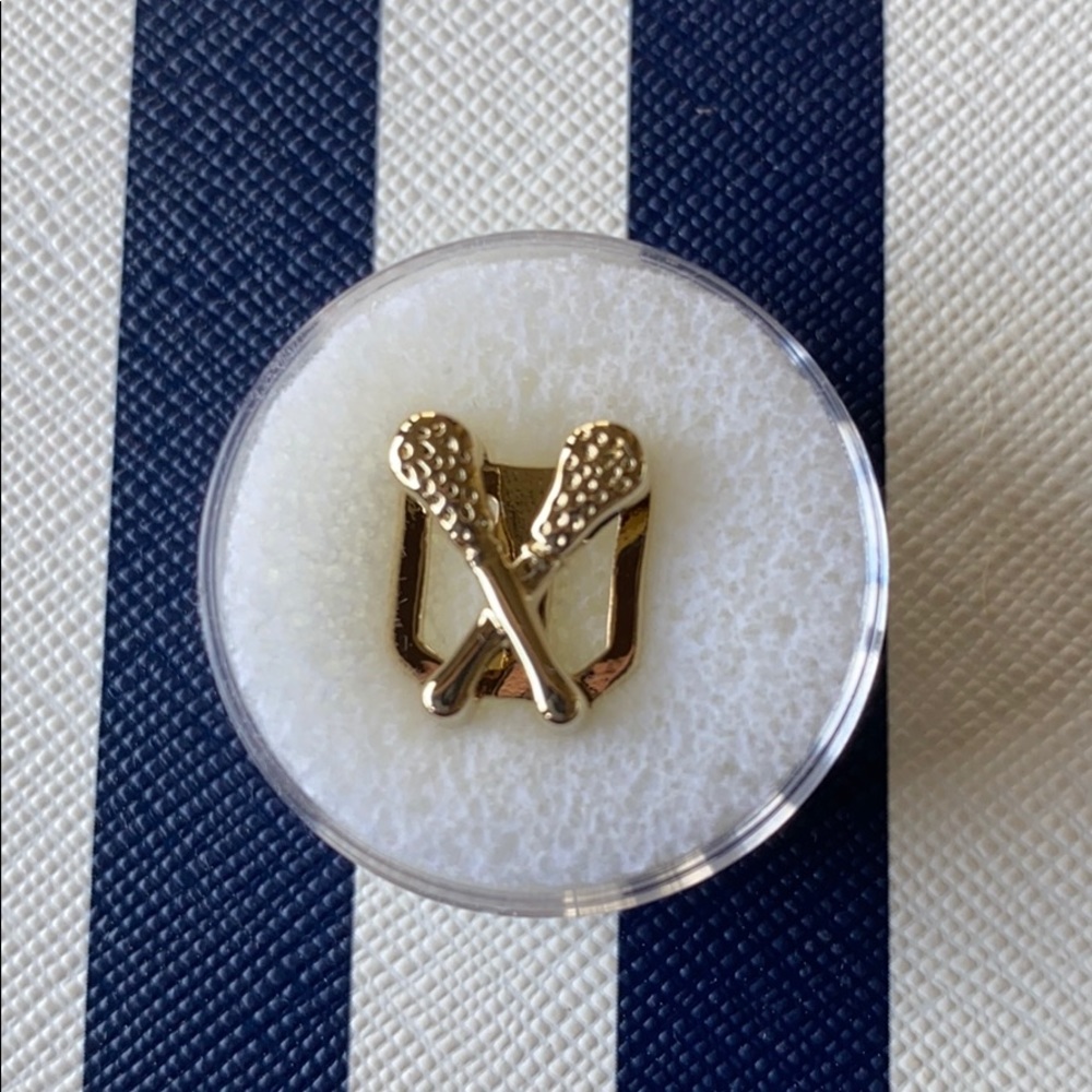 NWT Keep Collective Gold Lacrosse Charm
